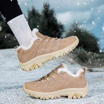 Žieminiai unisex žygio batai su priekiniais raišteliais, žemas kulkšnies aukštis, MD+guma padas