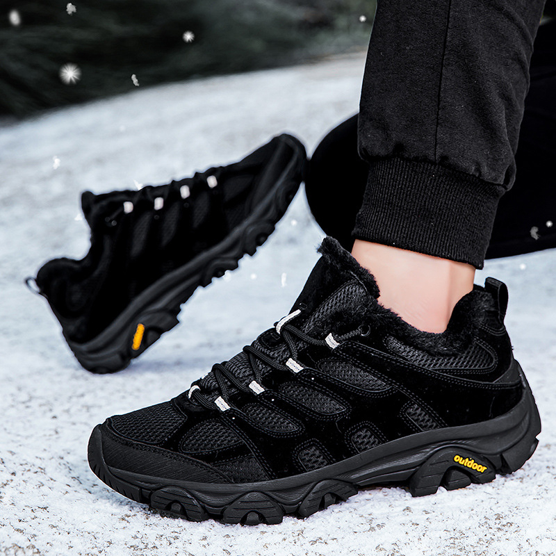 Žieminiai unisex žygio batai su priekiniais raišteliais, žemas kulkšnies aukštis, MD+guma padas