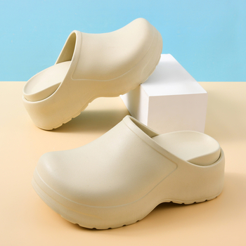 Bece Παπούτσια Χειρουργείου, κλειστά παντοφλάκια, αντιολισθητικά, ανθεκτικά στη διάτρηση και φθορά, πάνω μέρος EVA, σόλα EVA, στρογγυλός μύτης, χωρίς επένδυση, καθημερινό στυλ