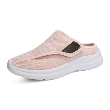 Loafers με Fly-Knitting επάνω μέρος, Slip-on, στρογγυλή μύτη, επίπεδο τακούνι, καθημερινά παπούτσια