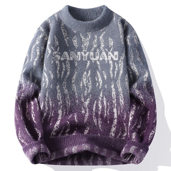 Πυκνό πλεκτό πουλόβερ για εφήβους αγόρια, φθινόπωρο/χειμώνα