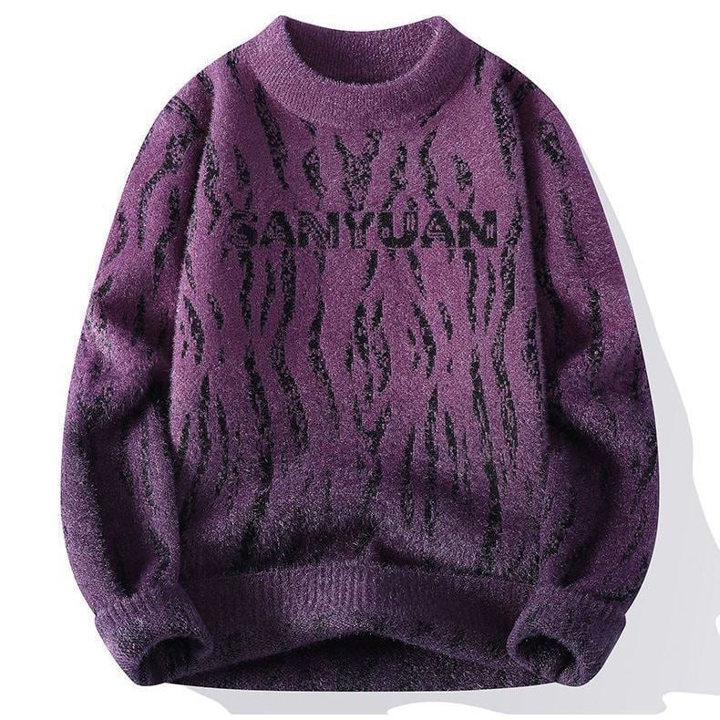 Πυκνό πλεκτό πουλόβερ για εφήβους αγόρια, φθινόπωρο/χειμώνα