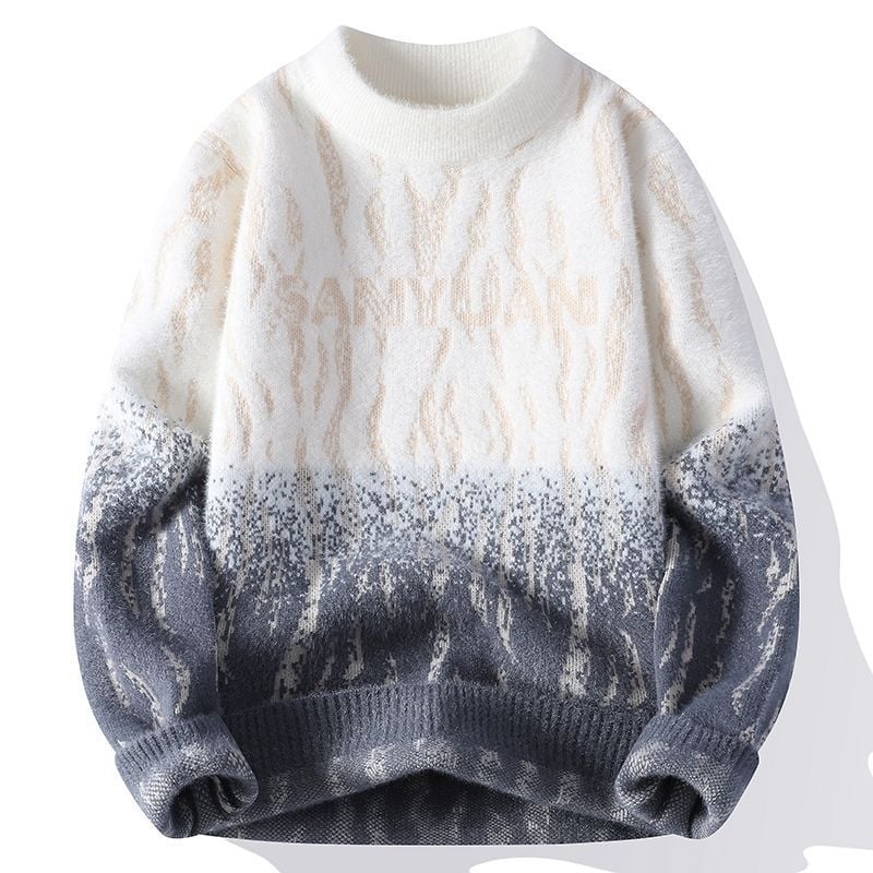 Πυκνό πλεκτό πουλόβερ για εφήβους αγόρια, φθινόπωρο/χειμώνα