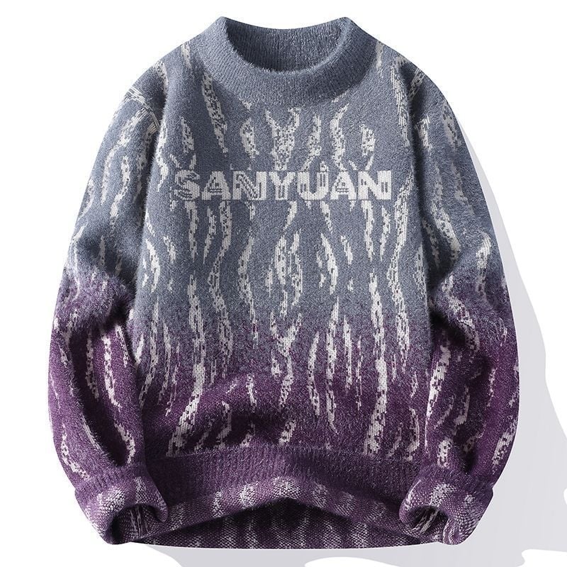 Πυκνό πλεκτό πουλόβερ για εφήβους αγόρια, φθινόπωρο/χειμώνα