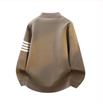 Кардиган с открит пред, свободен силует, дълги ръкави, жакардова плетка, акрилова смес 42%