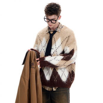 Γυναικείος πλεκτός πουλόβερ με στρογγυλό λαιμό — ακρυλικό ύφασμα, 95%+ σύνθεση, flutter μανίκια, extra-μακριά μανίκια, φθινόπωρο 2025