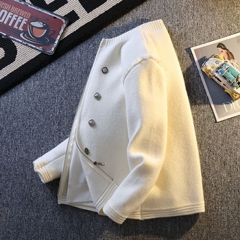 Πλεκτό πουλόβερ μαλλιού για ζευγάρι - άνετη γραμμή, Άνοιξη 2024, κωδικός προϊόντος pxx1005466321, ποσοστό ελαττωμάτων κάτω από 10%