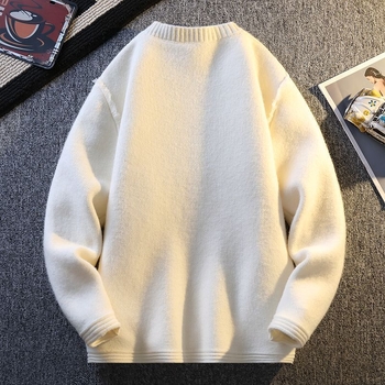 Πλεκτό πουλόβερ μαλλιού για ζευγάρι - άνετη γραμμή, Άνοιξη 2024, κωδικός προϊόντος pxx1005466321, ποσοστό ελαττωμάτων κάτω από 10%