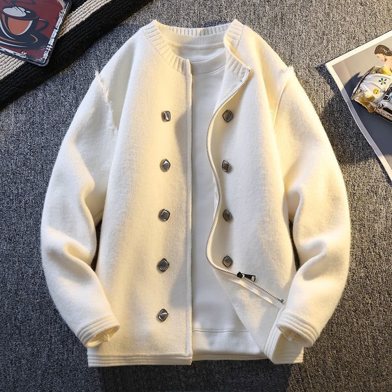 Πλεκτό πουλόβερ μαλλιού για ζευγάρι - άνετη γραμμή, Άνοιξη 2024, κωδικός προϊόντος pxx1005466321, ποσοστό ελαττωμάτων κάτω από 10%