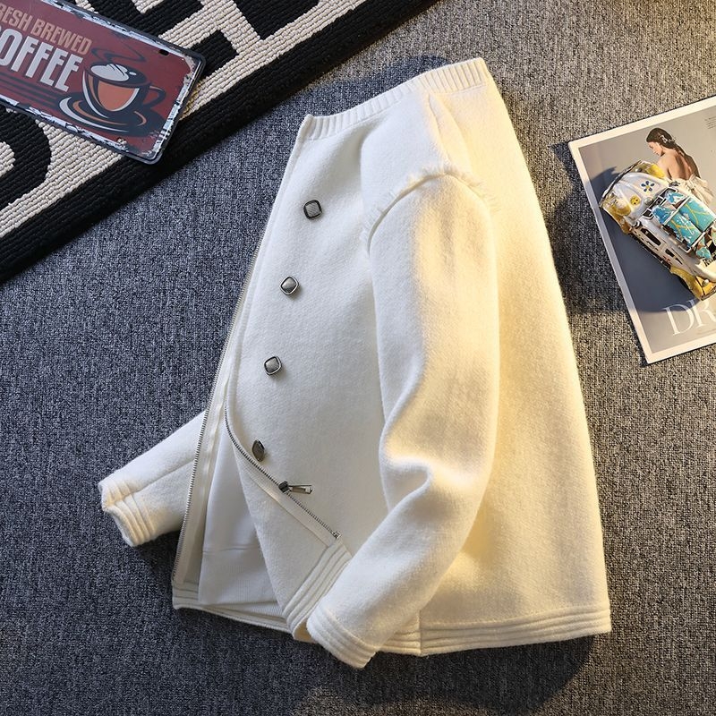 Πλεκτό πουλόβερ μαλλιού για ζευγάρι - άνετη γραμμή, Άνοιξη 2024, κωδικός προϊόντος pxx1005466321, ποσοστό ελαττωμάτων κάτω από 10%