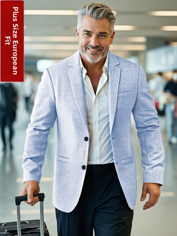 Ανδρικό πουκάμισο casual δυτικού στυλ, Slim Fit, Turn-Down Γι Καλάρο, Single-Breasted, Μονόχρωμο μοτίβο, Ύφασμα πολυεστέρα-βισκοζη 65%/35%, Επένδυση πολυεστέρα, Μακριά μανίκια, Τσέπη με 3D patch