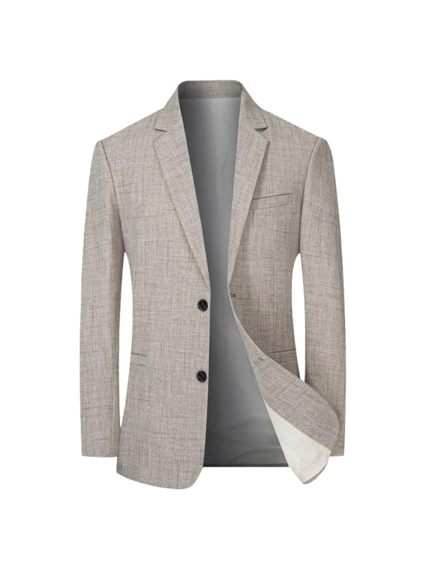 Ανδρικό πουκάμισο casual δυτικού στυλ, Slim Fit, Turn-Down Γι Καλάρο, Single-Breasted, Μονόχρωμο μοτίβο, Ύφασμα πολυεστέρα-βισκοζη 65%/35%, Επένδυση πολυεστέρα, Μακριά μανίκια, Τσέπη με 3D patch