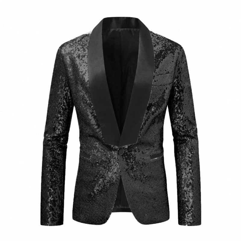 Ανδρικό casual κοστούμι, χαλαρή γραμμή, γιακά με πέτες, μονομπλόκ κουμπί, βαμβακοπολυεστερικό ύφασμα με επένδυση πολυεστέρα