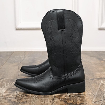 Ανδρικά μποτάκια Martin με PU επάνω μέρος, σόλα από καουτσούκ, μεσαίο ύψος και κορδόνια στο μπροστινό μέρος