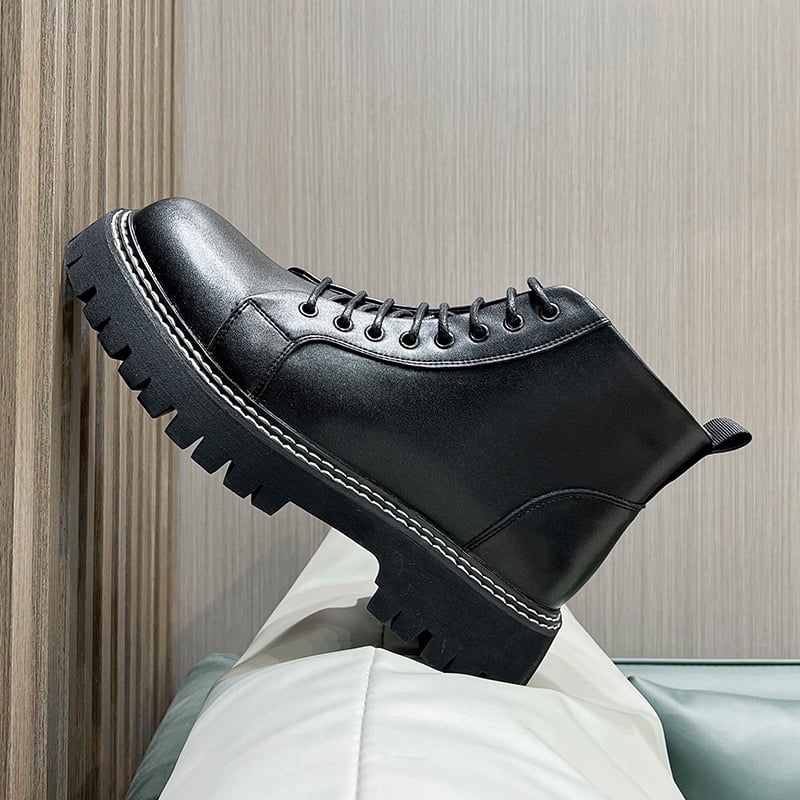 Ανδρικά PU δερμάτινα παπούτσια, καουτσούκ σόλα, χαμηλό πάνω μέρος, για νέους 18–40 ετών, Minsiter