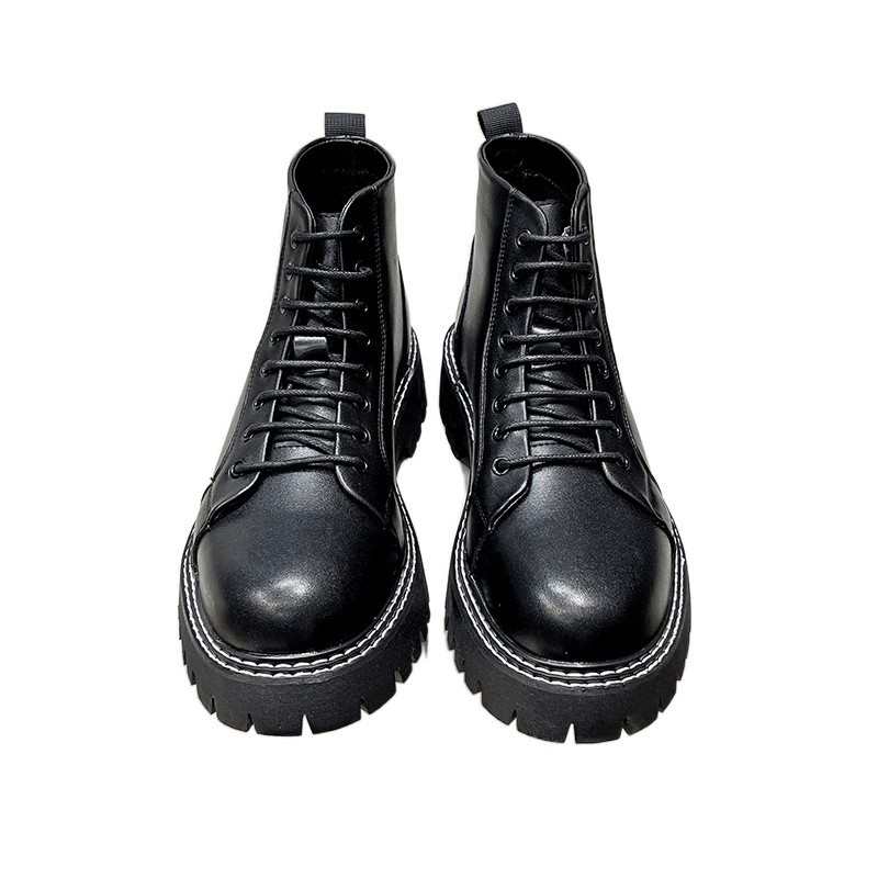 Ανδρικά PU δερμάτινα παπούτσια, καουτσούκ σόλα, χαμηλό πάνω μέρος, για νέους 18–40 ετών, Minsiter