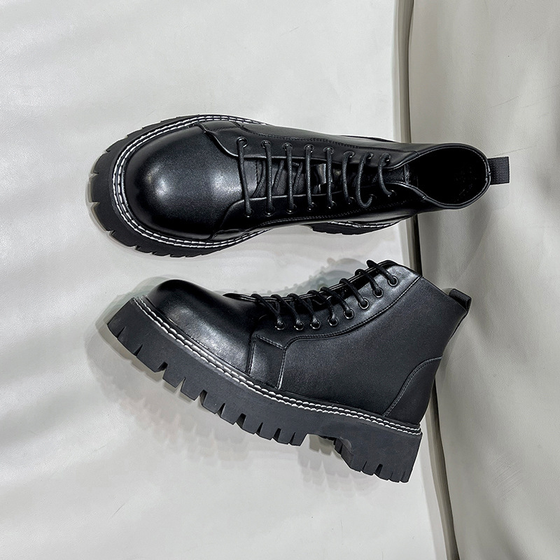 Ανδρικά PU δερμάτινα παπούτσια, καουτσούκ σόλα, χαμηλό πάνω μέρος, για νέους 18–40 ετών, Minsiter