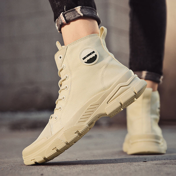 Martin zābaki augsti, auduma augšdaļa, gumijas zole, elpojoši, pretslīdes, bieza zole