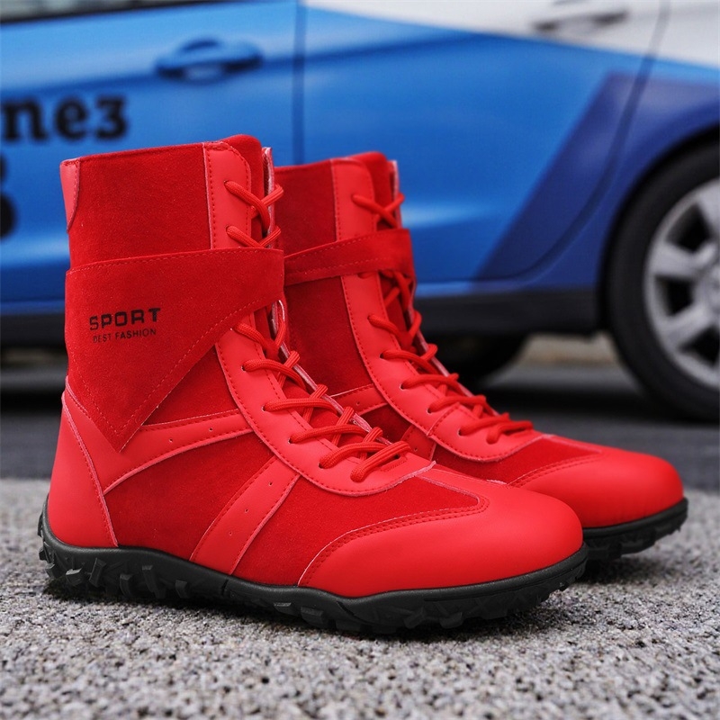 Μποτάκια εργασίας Martin με PU επάνω μέρος, σόλα από καουτσούκ-πλαστικό, μεσαίο ύψος γάμπας, στρογγυλή μύτη, στυλ Martin