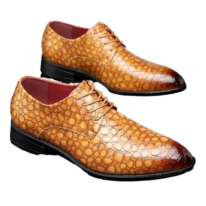 Rio ανδρικά παπούτσια από PU δέρμα, επιχειρηματικά, με σόλα από καουτσούκ και επένδυση γούνας κουνελιού, κορδόνια