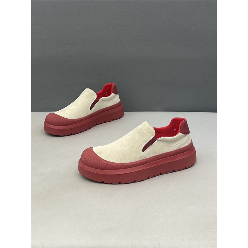 Ανδρικά Παπούτσια PU σε στυλ σουέντ, χαμηλό ύψος, slip-on με λάστιχο, ανθεκτικά στη φθορά, με μυτερό δάχτυλο