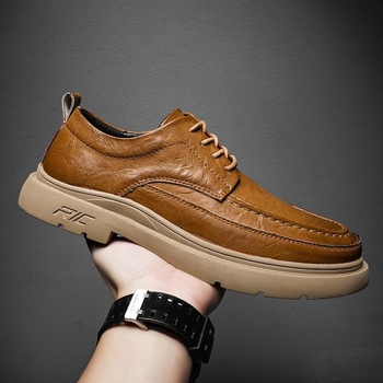 Кожени ежедневни обувки - горна част от телешка кожа, лека конструкция, подплата Ultra-Fiber Leather, код 5080