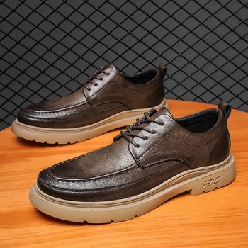 Кожени ежедневни обувки - горна част от телешка кожа, лека конструкция, подплата Ultra-Fiber Leather, код 5080