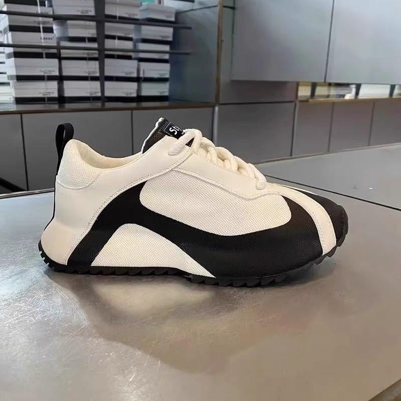 Sneakers με άνω μέρος από δίχτυ, αναπνέοντα, unisex, χαμηλό προφίλ, καουτσούκ σόλα