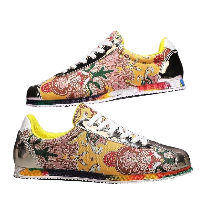 Muške platnene tenisice, prozračne, protivklizne, s vezicama, gumom potplata