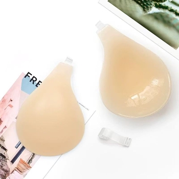 Σιλικονούχα μαξιλάρια στήθους σε σχήμα κουταλιού, αόρατα, παχυσμένα, για σύσφιξη και αποτροπή εξάπλωσης, κάλυμμα θηλής σε μορφή παλάμης