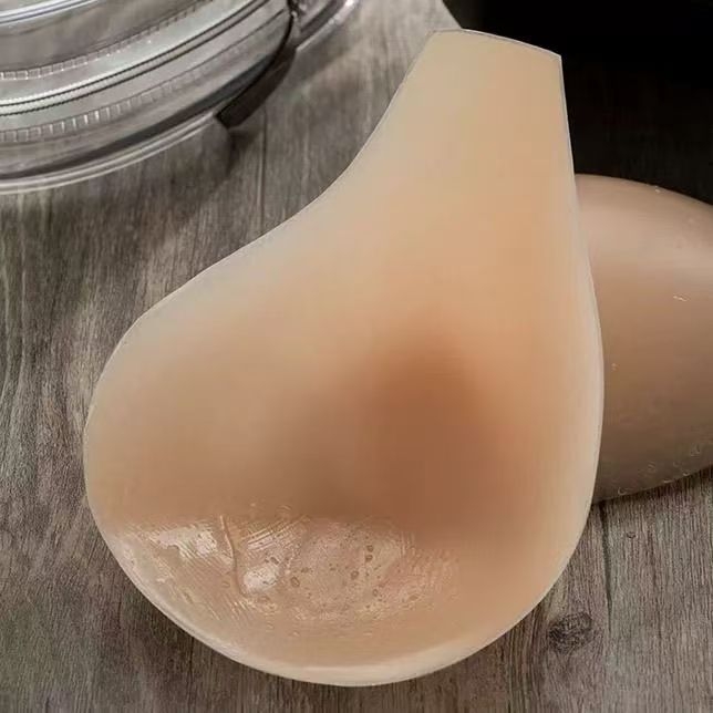 Σιλικονούχα μαξιλάρια στήθους σε σχήμα κουταλιού, αόρατα, παχυσμένα, για σύσφιξη και αποτροπή εξάπλωσης, κάλυμμα θηλής σε μορφή παλάμης