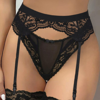 Γυναικείο δαντελένιο στρινγκ από πολυεστερική δαντέλα, διαπνέον, χωρίς ραφές, μεσαίας ζώνης