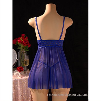 Σετ νυχτερινής φορεμάς χωρίς μανίκια με τιράντες spaghetti, διαφανές σχέδιο, πολυεστέρας 90–95%, εξαιρετικά λεπτό ύφασμα 81–100 g/m²