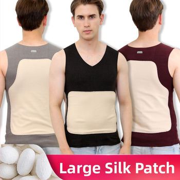 Széles vállú mellény V-nyakú, kasmír-selyem keverék, vast szövet, őszi-téli viseletre