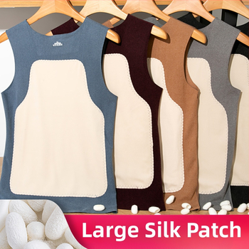 Széles vállú mellény V-nyakú, kasmír-selyem keverék, vast szövet, őszi-téli viseletre