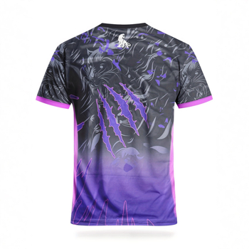 Μπλουζάκι Raglan με κοντό μανίκι, καμουφλαρισμένο 3D ψηφιακό print, ελαφρύ πολυεστέρας, διαπνέον, γρήγορο στέγνωμα, στρογγυλός λαιμός, χαλαρή γραμμή