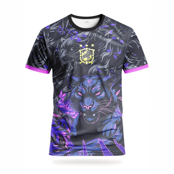 Μπλουζάκι Raglan με κοντό μανίκι, καμουφλαρισμένο 3D ψηφιακό print, ελαφρύ πολυεστέρας, διαπνέον, γρήγορο στέγνωμα, στρογγυλός λαιμός, χαλαρή γραμμή