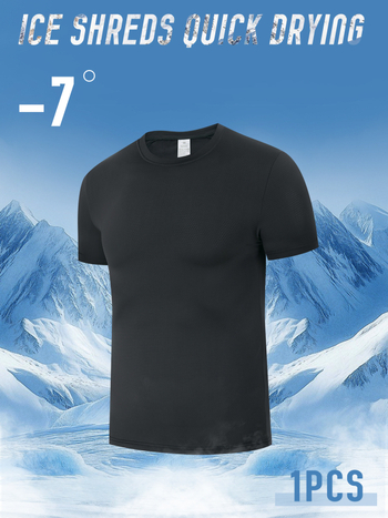 Sporta T-krekls ar reglāna piedurknēm, apaļš kakla izgriezums, brīva piegriezums, neilona materiāls 81–90%, elpojošs un mitrumu vadīt.