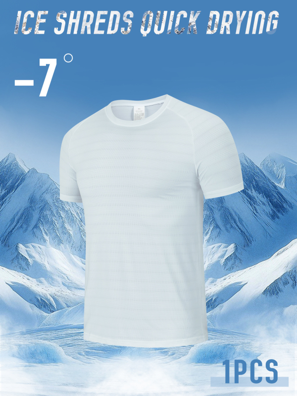 Sporta T-krekls ar reglāna piedurknēm, apaļš kakla izgriezums, brīva piegriezums, neilona materiāls 81–90%, elpojošs un mitrumu vadīt.