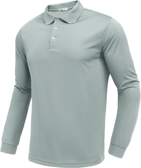 Vīriešu polo krekls ar garām piedurknēm, Slim fit, poliester 95% materiāla saturs, blokveida raksts