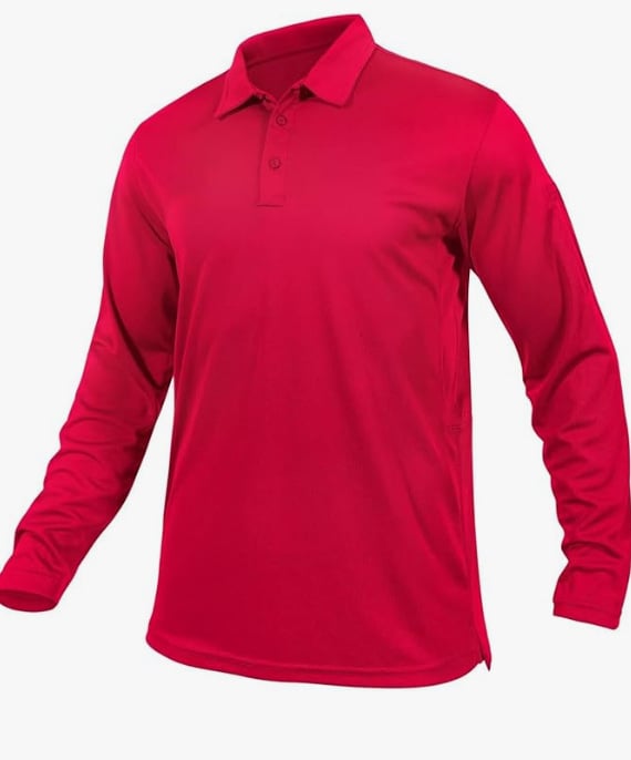 Vīriešu polo krekls ar garām piedurknēm, Slim fit, poliester 95% materiāla saturs, blokveida raksts