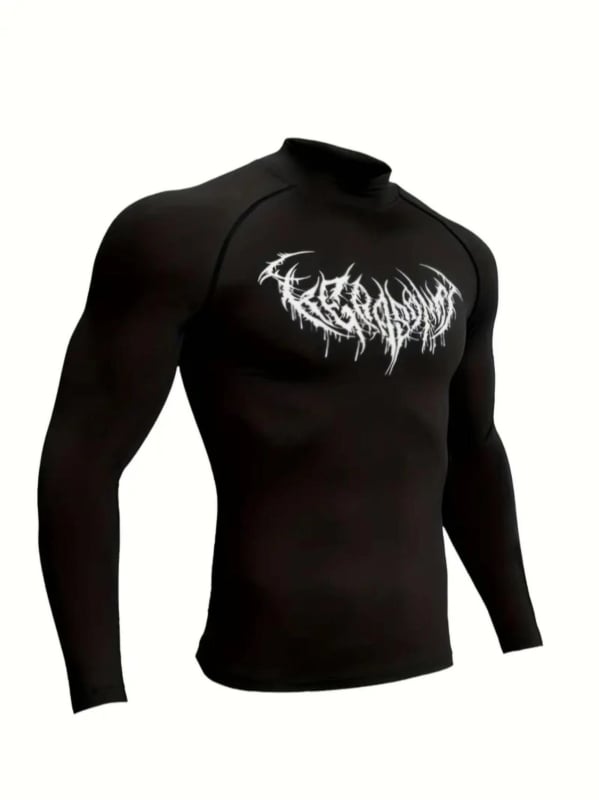 Vīriešu polo krekls ar garām piedurknēm, Slim fit, poliester 95% materiāla saturs, blokveida raksts