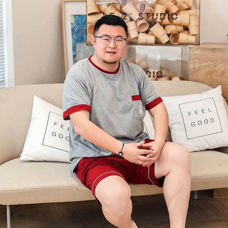 Pižama iš 100% medvilnės, ultra plona, su apvaliu kaklo iškirpte, vasaros namų drabužiai