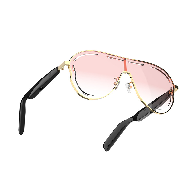 Γυαλιά Bluetooth με AI, φωνητικός έλεγχος, εξαιρετικά μεγάλη διάρκεια μπαταρίας, χαμηλή καθυστέρηση για παιχνίδια, Bluetooth 5.0, αδιάβροτα