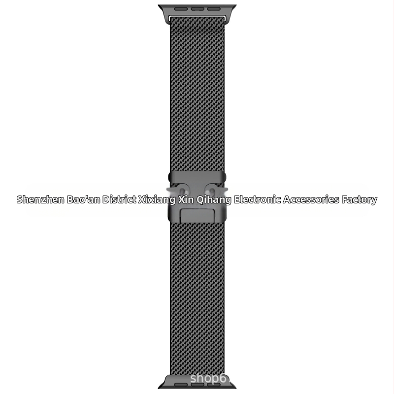 Metalinė Milanėzės juosta Apple Watch Ultra 2 su magnetiniu užsegimu ir parašiutinės sagties