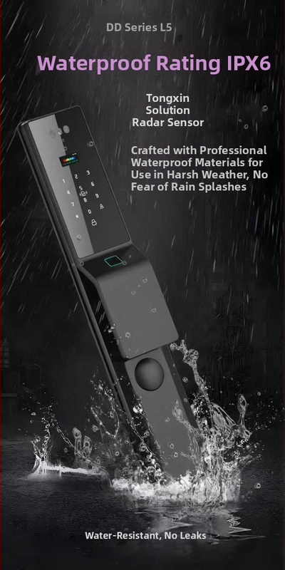 Έξυπνο κλείδωμα Yue Ling με 3D αναγνώριση προσώπου, φλεβική αναγνώριση παλάμης και δακτυλικού αποτυπώματος, μοντέλο L5 (DM-21F), δυνατότητα παραμετροποίησης