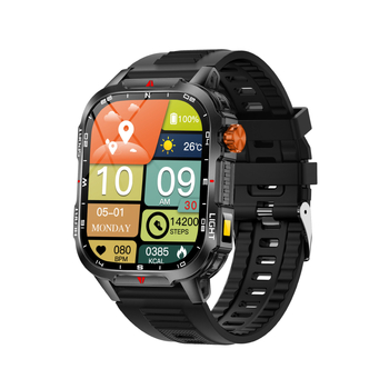 V35 υπαίθριο αθλητικό ρολόι: μπαταρία 1100mAh, οθόνη TFT 2,01 ιντσών, ABS+PC περίβλημα, κλήσεις Bluetooth