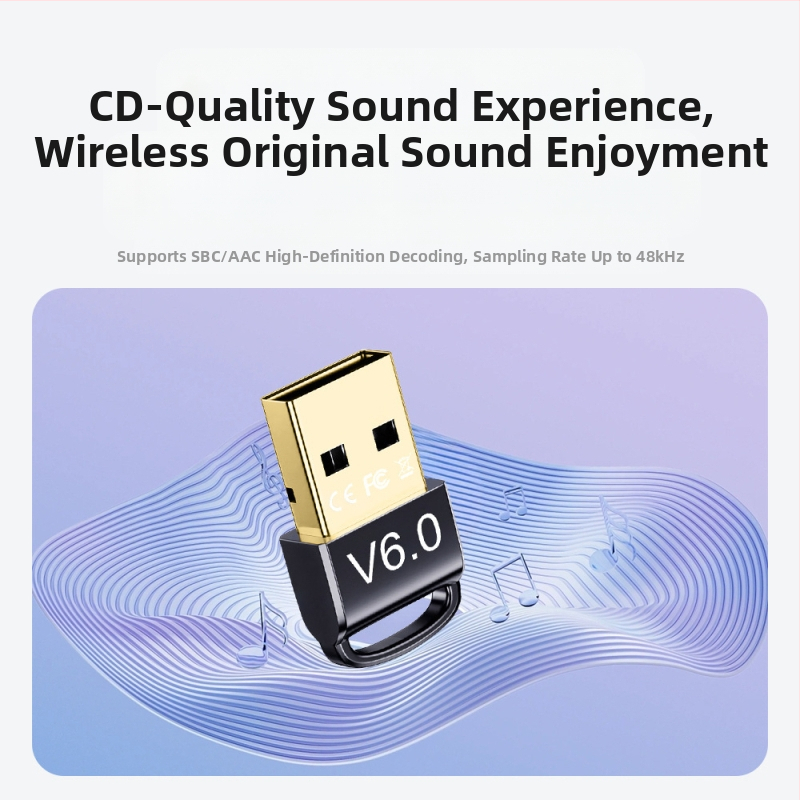 Bluetooth USB 6.0 adapteris (USB sąsaja, Plug-and-Play, 3 Mbps, 20 m diapazonas)