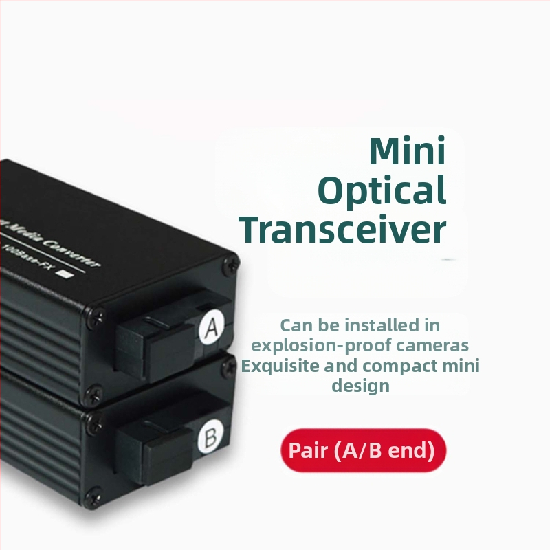 Gigabitový optický médiový konvertor s 1 RJ45 a 1 SFP, kompaktný dizajn