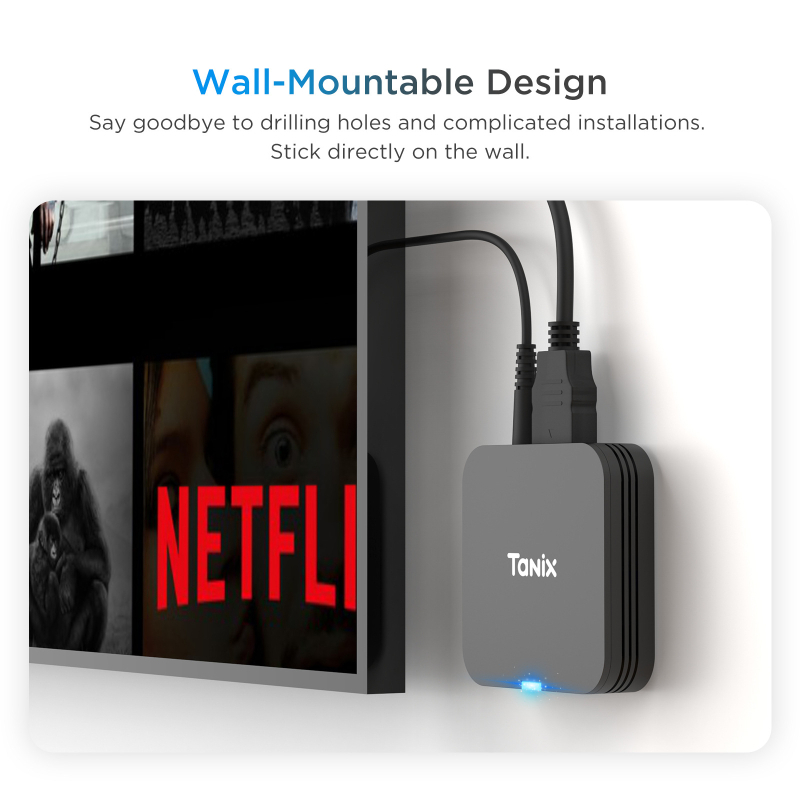 Tx1 H313 Android 10.0 Τετραπύρηνο 4K TV Box, Αποθήκευση 32GB, 2.4GHz Wi‑Fi